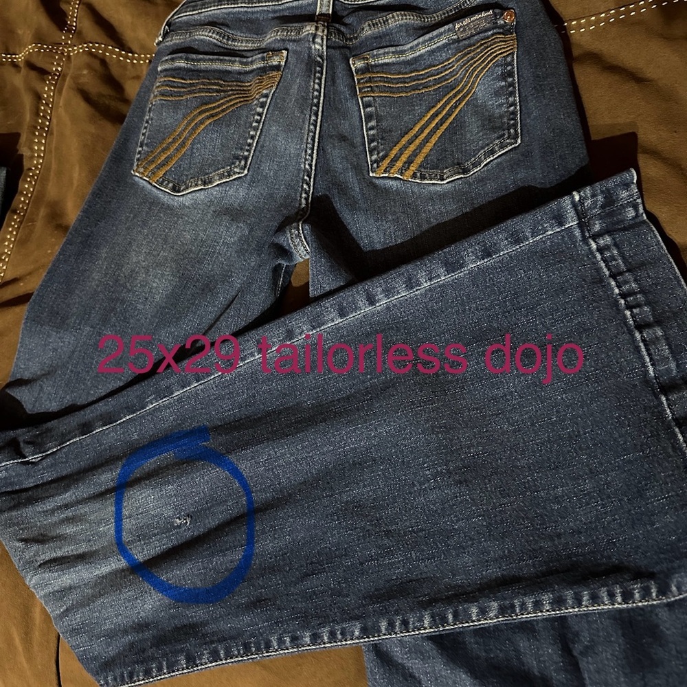 7 for all mankind jeans taylorless dojo